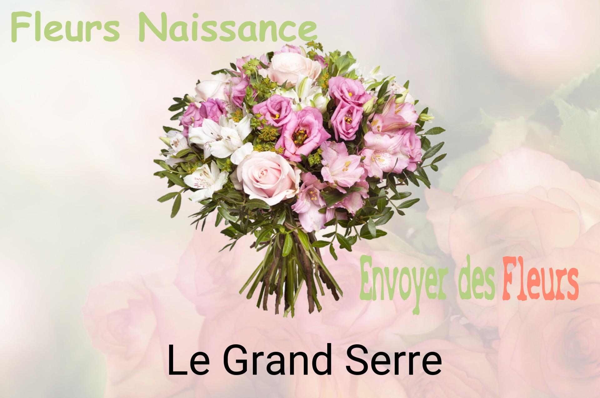 Bouquet de fleurs de naissance livré à Le Grand-Serre